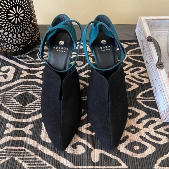 Hudson London Shoes - 24. Hudson London Womens Dress Shoes Ankle Strap Color-blocked Sz 38 EU / 7 US